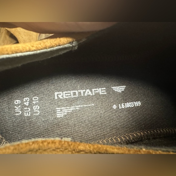 Men’s Shoes Red Tape Bromham Tan Suede Smart Casual Lace Uo Work Dress Shoes 10 - Picture 9 of 9